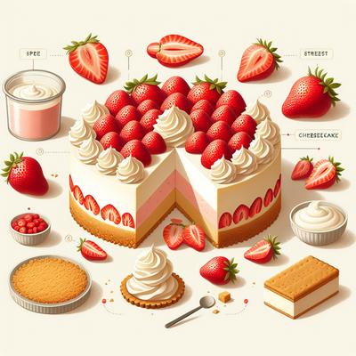 Image of Stonyfield's Strawberry Cheesecake Icebox Pie