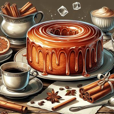 Image of Storm Warning Glazed Cinnamon Coffee Cake