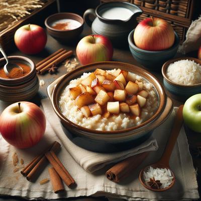 Image of Stove Top Apple Rice Pudding