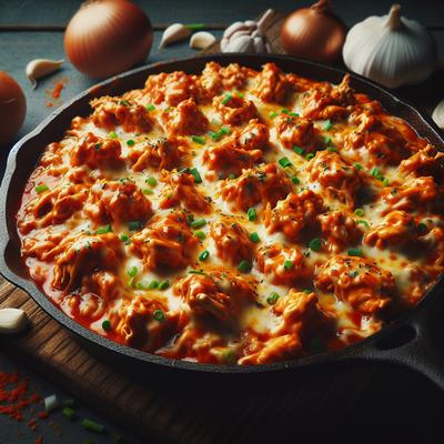 Image of Stove Top Buffalo Chicken Wing Dip