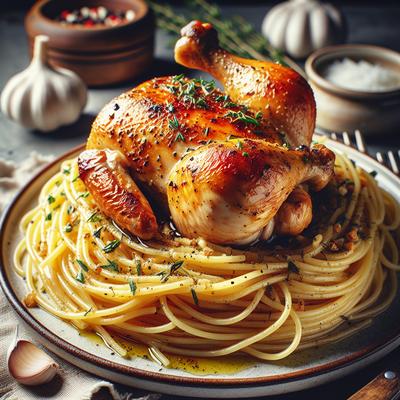 Image of Stove Top Chicken and Spaghettini