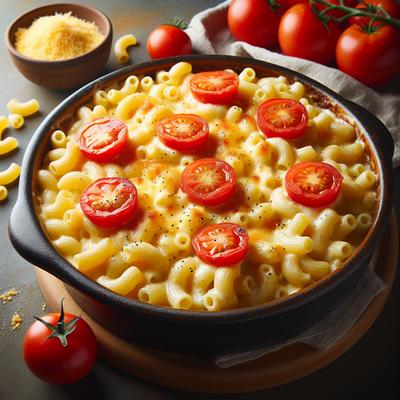 Image of Stove Top Macaroni and Cheese with Tomatoes