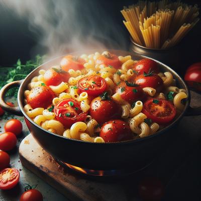 Image of Stove Top Macaroni and Tomatoes