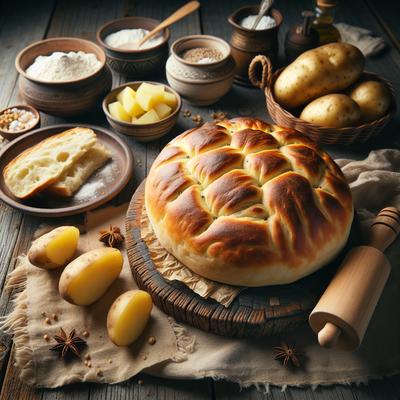 Image of Stove Top Potato Bread