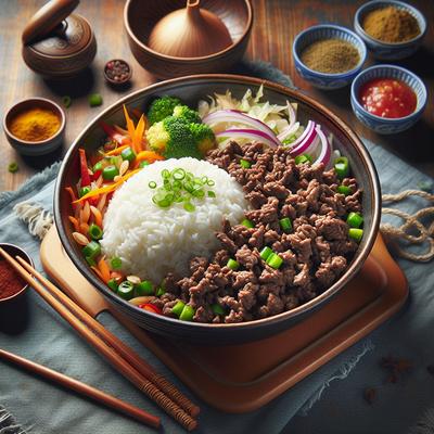 Image of Stove Top Rice Oriental Ground Beef