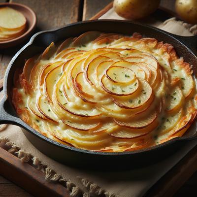 Image of Stove Top Scalloped Potatoes Skillet