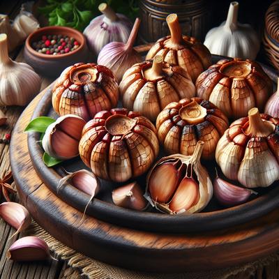 Image of Stove Top Smoker Whole Garlic Bulbs