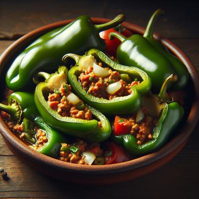 Image of Stove Top Unstuffed Green Peppers