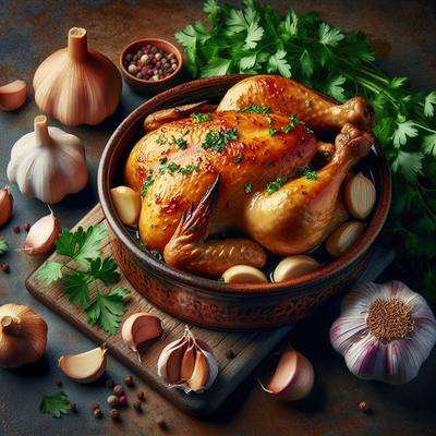 Image of Stoved Garlic Chicken