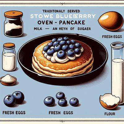 Image of Stowe Blueberry Oven Puffed Pancake
