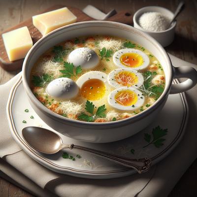 Image of Straciatella Soup Italian Egg Drop Soup
