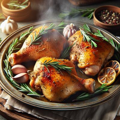 Image of Straight from Freezer to the Oven Chicken Thighs with Rosemary