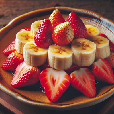 Image of Strawberries and Bananas