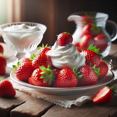 Image of Strawberries and Cream