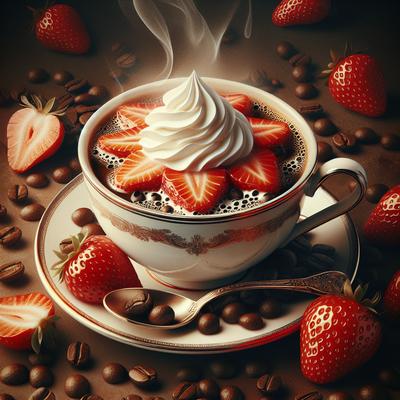 Image of Strawberries and Cream Coffee