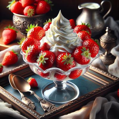 Image of Strawberries Chantilly