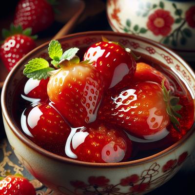 Image of Strawberries in Syrup