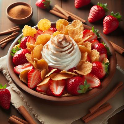 Image of Strawberries N Creme Cinnamon Chips