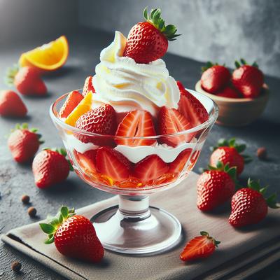 Image of Strawberries Romanoff
