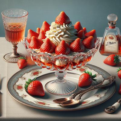 Image of Strawberries Romanoff Taste Just Like La Madeleine Copycat