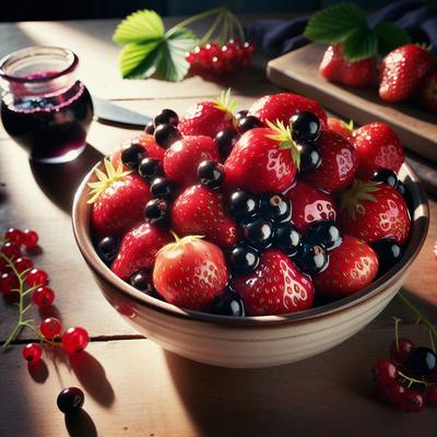 Image of Strawberries with Cassis