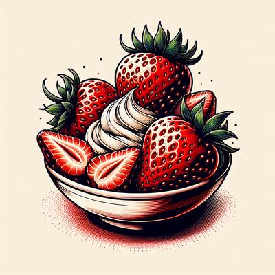 Image of Strawberries with Cream Cheese Filling