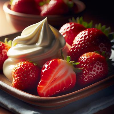 Image of Strawberries with Devonshire Cream