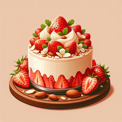 Image of Strawberry Almond Cream