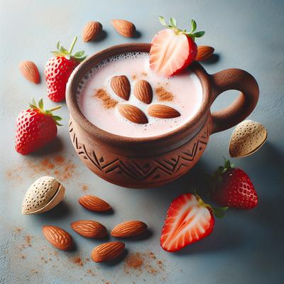 Image of Strawberry Almond Horchata Mexico