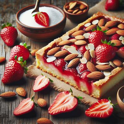 Image of Strawberry Almond Slice