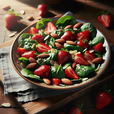 Image of Strawberry Almond Spinach Salad