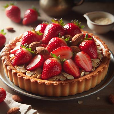 Image of Strawberry Almond Tart