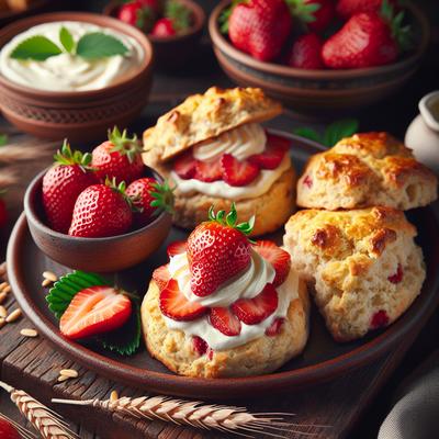 Image of Strawberry and Cream Scones