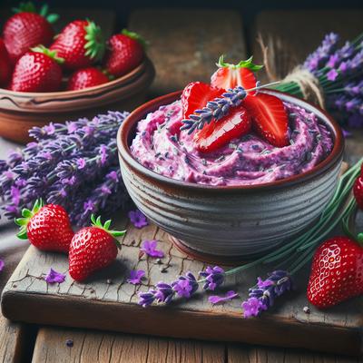 Image of Strawberry and Lavender Butter Spread