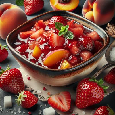 Image of Strawberry and Peach Jam