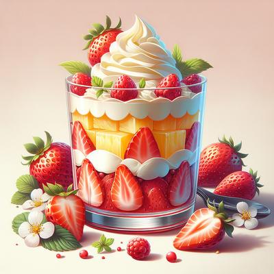 Image of Strawberry and Pineapple Parfaits
