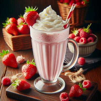 Image of Strawberry and Raspberry Shake