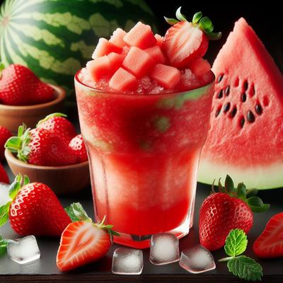 Image of Strawberry and Watermelon Slushy Non Alcoholic