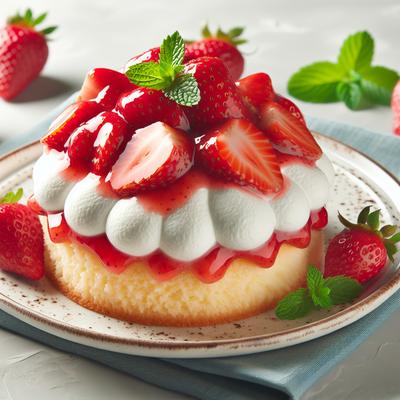 Image of Strawberry Angel Dessert