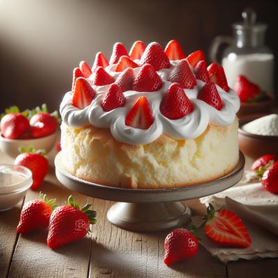 Image of Strawberry Angel Food Dessert