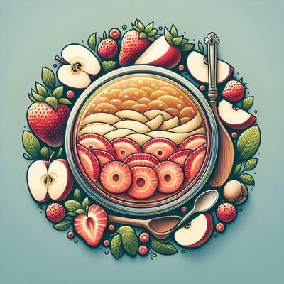 Image of Strawberry Applesauce Salad