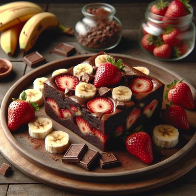 Image of Strawberry Banana Brownies
