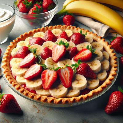 Image of Strawberry Banana Cream Pie