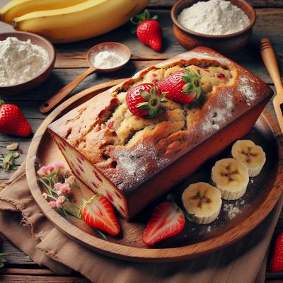 Image of Strawberry Banana Loaf