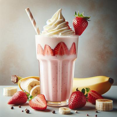 Image of Strawberry Banana Milkshake