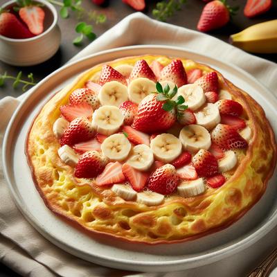 Image of Strawberry Banana Omelet