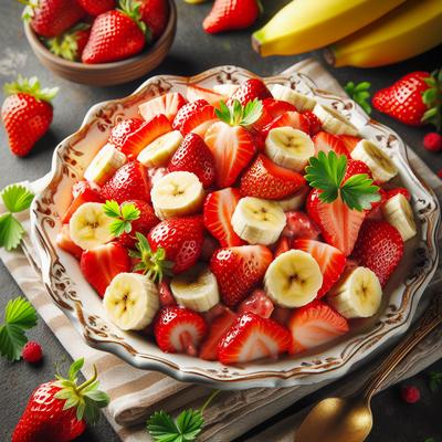 Image of Strawberry Banana Salad