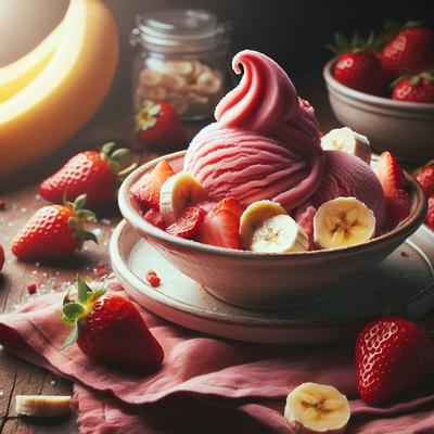 Image of Strawberry Banana Sorbet