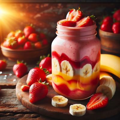 Image of Strawberry Banana Sunrise Smoothie