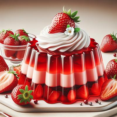 Image of Strawberry Bavarian Jello
